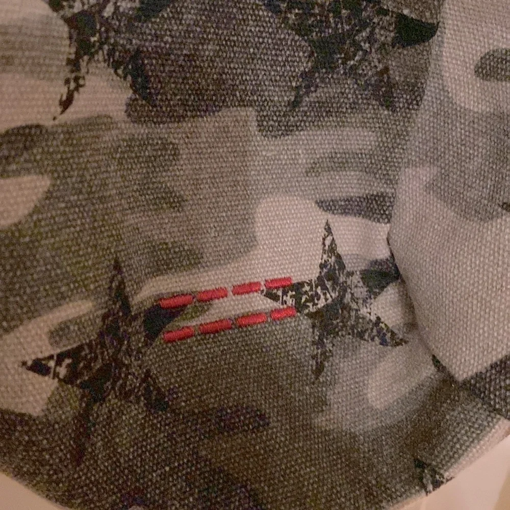 NWT peace love world Oversized Camo Stars Tote Bag